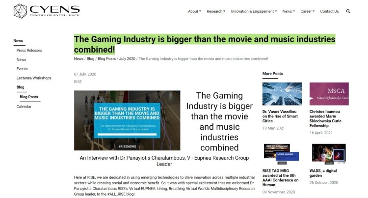 Industria del gioco