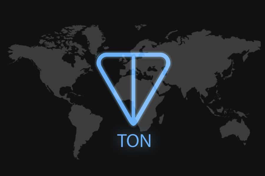 Icona TON di Telegramma