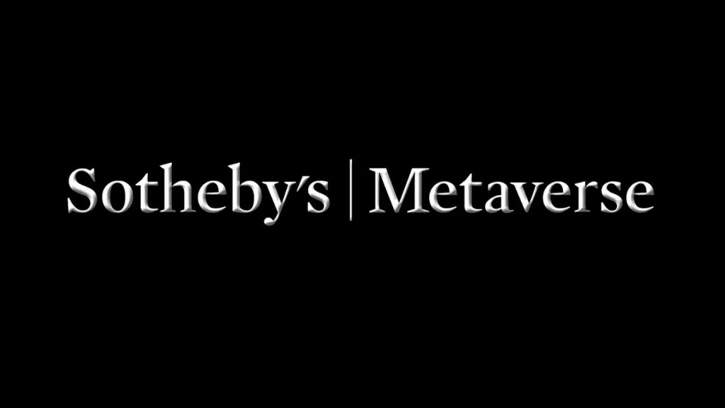 Sotheby's - Metaverse lancia la piattaforma NFT
